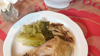 鶏の農家風 Poulet fermier