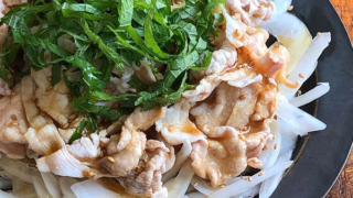 わさび香る新玉ねぎの豚しゃぶサラダ