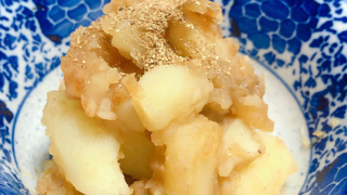 新じゃがの粉吹き