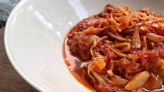 切り干し大根のアラビアータ