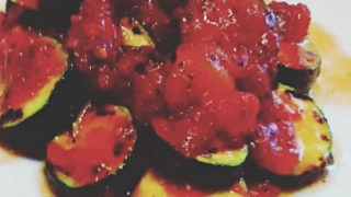 焼きズッキーニのラタトゥイユ風