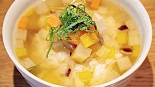 昆布の清湯 (簡単バージョン)で作るスープごはん