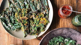 春の葉野菜チヂミ