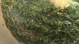 ふきの葉の炒り煮