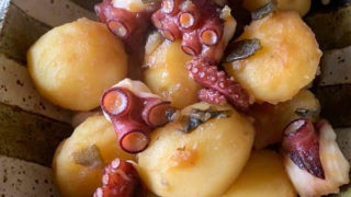 新じゃがの煮っころがし