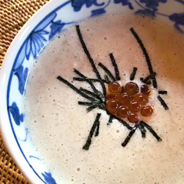 長芋の豆乳スープ