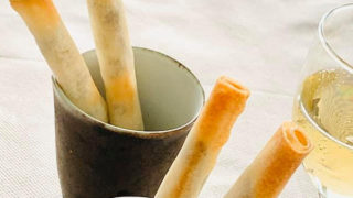 椎茸とローズマリーのグリル春巻き