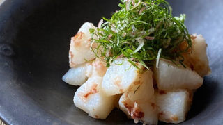 長芋とおかかのオイル蒸し