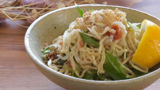 しらすと切干大根のさっぱり梅サラダ