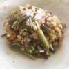 蕨と冷や玄米ご飯サラダ