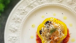 宮崎産パプリカの海の幸オーブン焼き