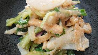 ワケギのぬた和え