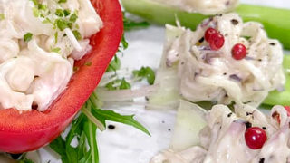 大根と干しエノキのサラダ