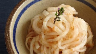 大根の梅おかか和え