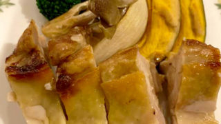 塩麹漬けチキンソテー