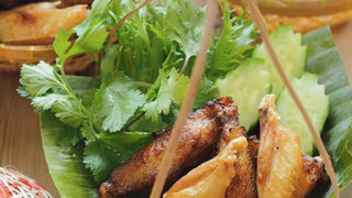 手羽中のナムプラー揚げ