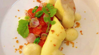 鶏胸肉のロール 人参のオリーブグラッセ