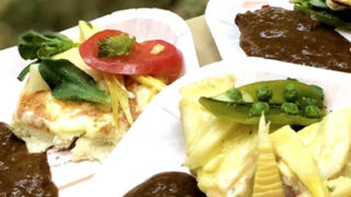 春の旬野菜タケノコ簡単ナンチーズ