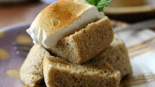 全卵使用のほうじ茶シフォン