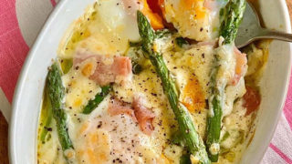 アスパラと卵のオーブン焼き