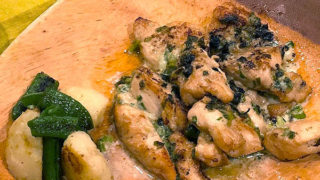 ささみの柚子胡椒マヨネーズ焼き