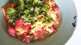 トマトと卵の中華炒め