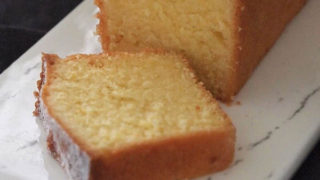 バニラのパウンドケーキ