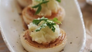 新玉ねぎのステーキ