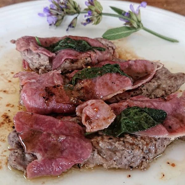 仔鹿のサルティンボッカ