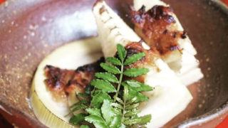 たけのこの納豆味噌焼き