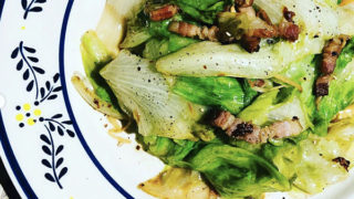 レタスのナンプラー炒め